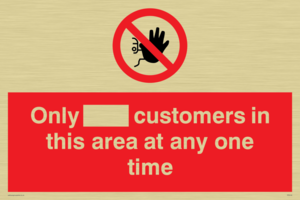 PP6140: Only [ ] customers in this area at any one time