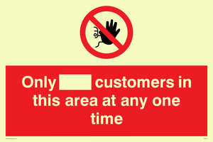 PP6140: Only [ ] customers in this area at any one time