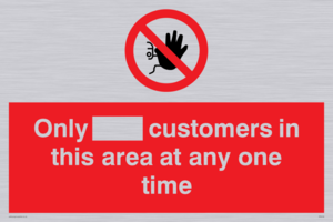 PP6140: Only [ ] customers in this area at any one time
