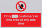 PP6140: Only [ ] customers in this area at any one time