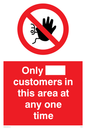 PP6140: Only [ ] customers in this area at any one time