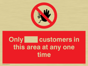 PP6140: Only [ ] customers in this area at any one time