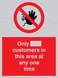 PP6140: Only [ ] customers in this area at any one time