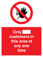 PP6140: Only [ ] customers in this area at any one time