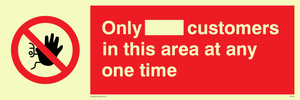 PP6140: Only [ ] customers in this area at any one time