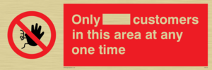 PP6140: Only [ ] customers in this area at any one time