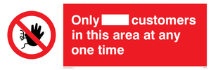 PP6140: Only [ ] customers in this area at any one time
