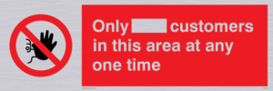 PP6140: Only [ ] customers in this area at any one time