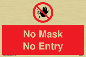 PP6181: No Mask No Entry