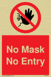 PP6181: No Mask No Entry