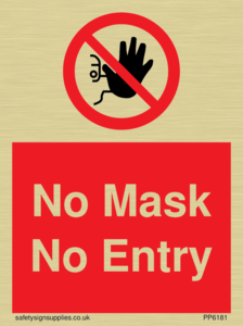 PP6181: No Mask No Entry