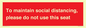 PP7025: To maintain social distancing, please do not use this seat