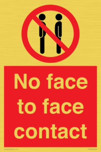PP7749: No face to face contact