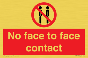 PP7749: No face to face contact