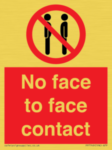 PP7749: No face to face contact