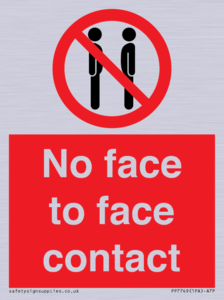 PP7749: No face to face contact