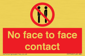 PP7749: No face to face contact