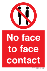 PP7749: No face to face contact