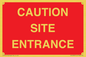 PR12787: CAUTION SITE ENTRANCE