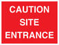 PR12787: CAUTION SITE ENTRANCE