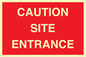 PR12787: CAUTION SITE ENTRANCE