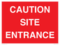 PR12787: CAUTION SITE ENTRANCE