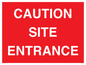 PR12787: CAUTION SITE ENTRANCE