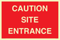 PR12787: CAUTION SITE ENTRANCE