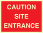 PR12787: CAUTION SITE ENTRANCE