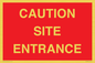PR12787: CAUTION SITE ENTRANCE