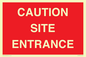 PR12787: CAUTION SITE ENTRANCE
