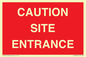 PR12787: CAUTION SITE ENTRANCE