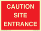 PR12787: CAUTION SITE ENTRANCE