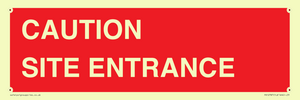 PR12787: CAUTION SITE ENTRANCE