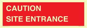 PR12787: CAUTION SITE ENTRANCE