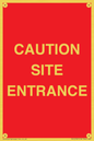 PR12787: CAUTION SITE ENTRANCE