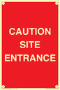 PR12787: CAUTION SITE ENTRANCE