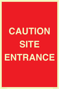 PR12787: CAUTION SITE ENTRANCE