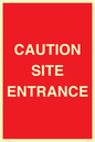 PR12787: CAUTION SITE ENTRANCE
