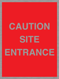 PR12787: CAUTION SITE ENTRANCE