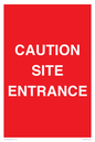 PR12787: CAUTION SITE ENTRANCE