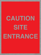 PR12787: CAUTION SITE ENTRANCE