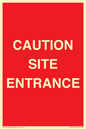 PR12787: CAUTION SITE ENTRANCE
