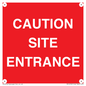 PR12787: CAUTION SITE ENTRANCE