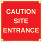 PR12787: CAUTION SITE ENTRANCE