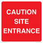 PR12787: CAUTION SITE ENTRANCE