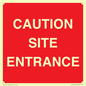 PR12787: CAUTION SITE ENTRANCE