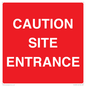 PR12787: CAUTION SITE ENTRANCE