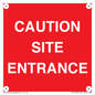 PR12787: CAUTION SITE ENTRANCE