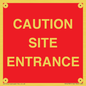 PR12787: CAUTION SITE ENTRANCE